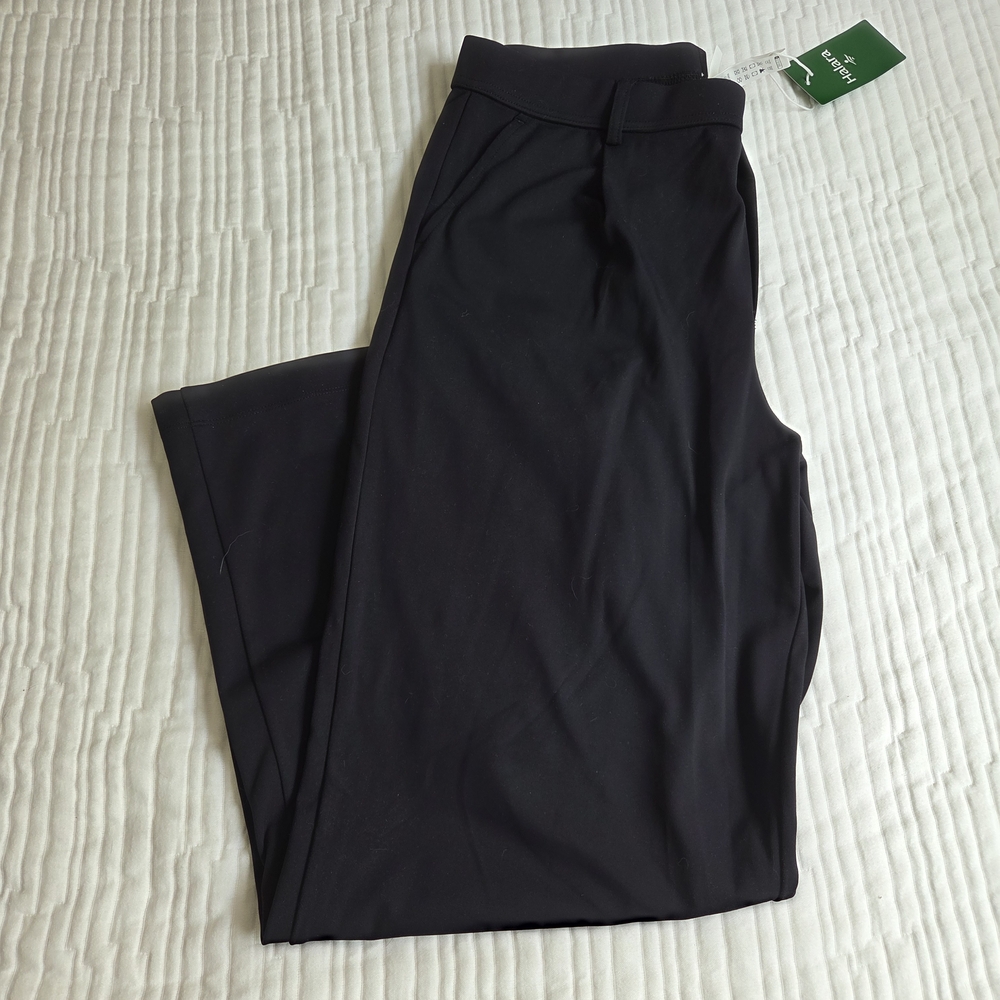 HALARA Black Regular Fit Pants